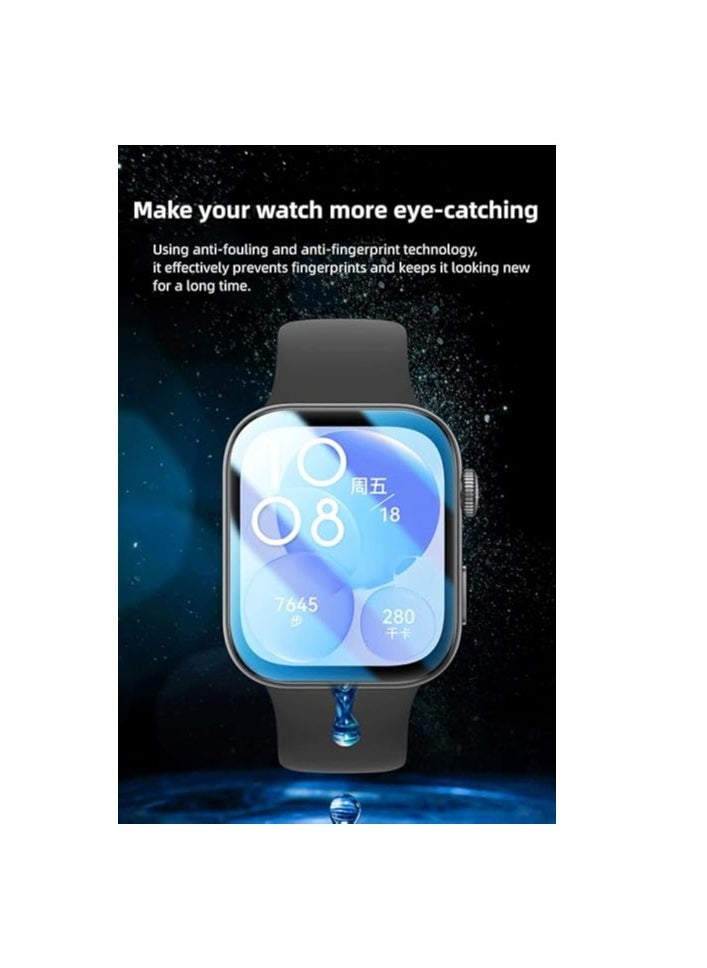 Screen Protector for Huawei Watch Fit 3, Soft, Scratch-Resistant and Explosion-proof, Protective Film Dial for Huawei Watch Fit 3 Watch, 2 Pieces