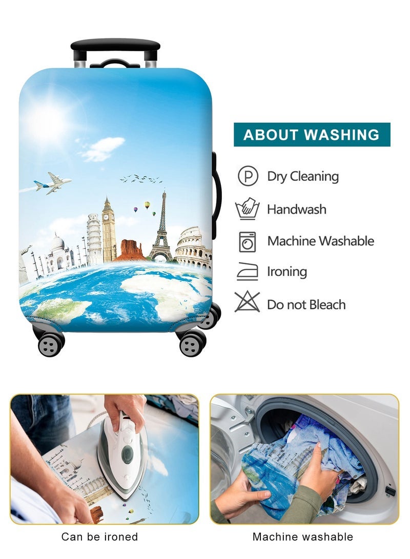 URbazaar Elastic Travel Luggage Cover Travel Suitcase Protective Cover for Trunk Case Apply to 18-30 inch luggage Suitcase Cover - Image 3