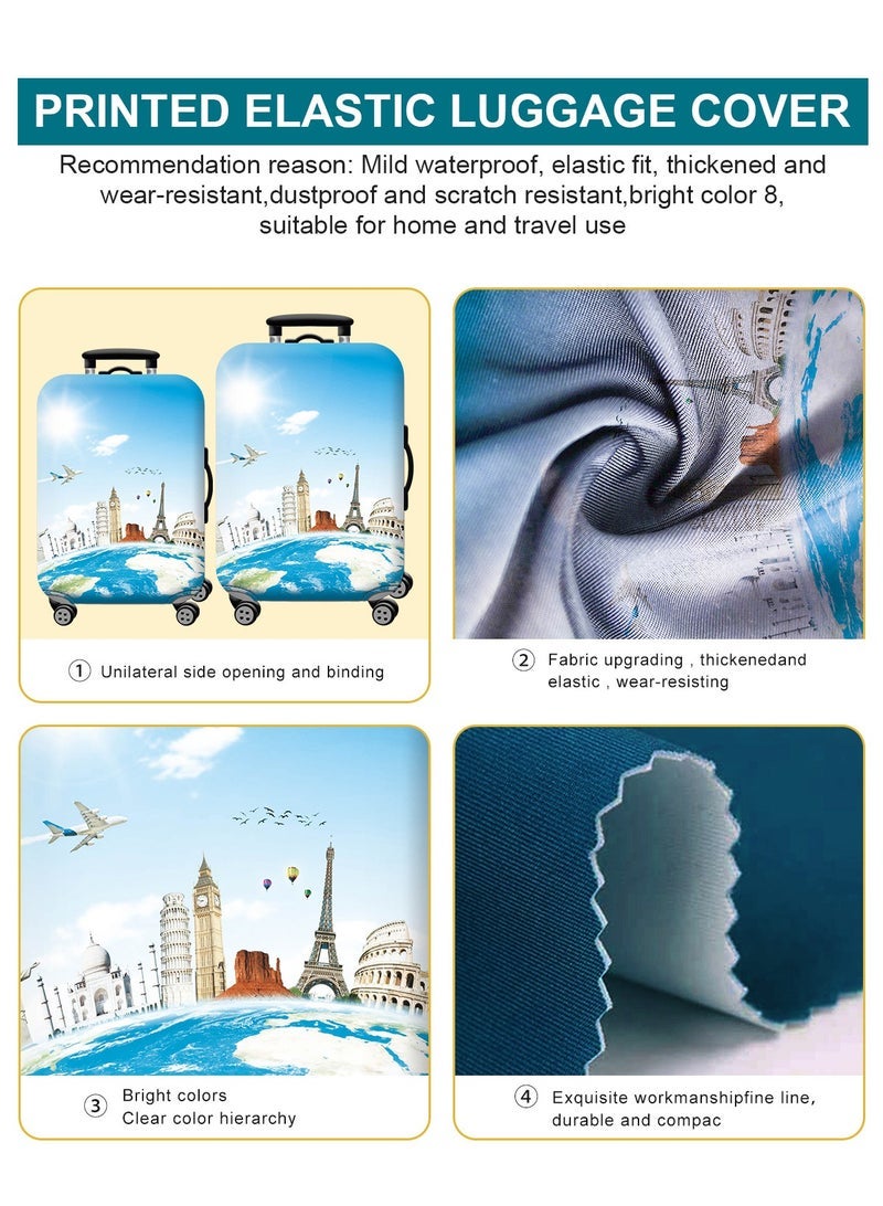 URbazaar Elastic Travel Luggage Cover Travel Suitcase Protective Cover for Trunk Case Apply to 18-30 inch luggage Suitcase Cover - Image 5