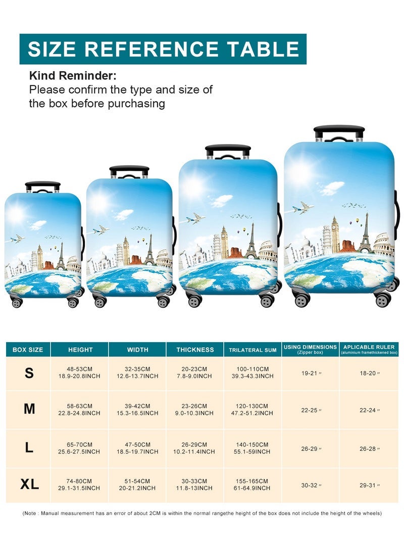 URbazaar Elastic Travel Luggage Cover Travel Suitcase Protective Cover for Trunk Case Apply to 18-30 inch luggage Suitcase Cover - Image 4