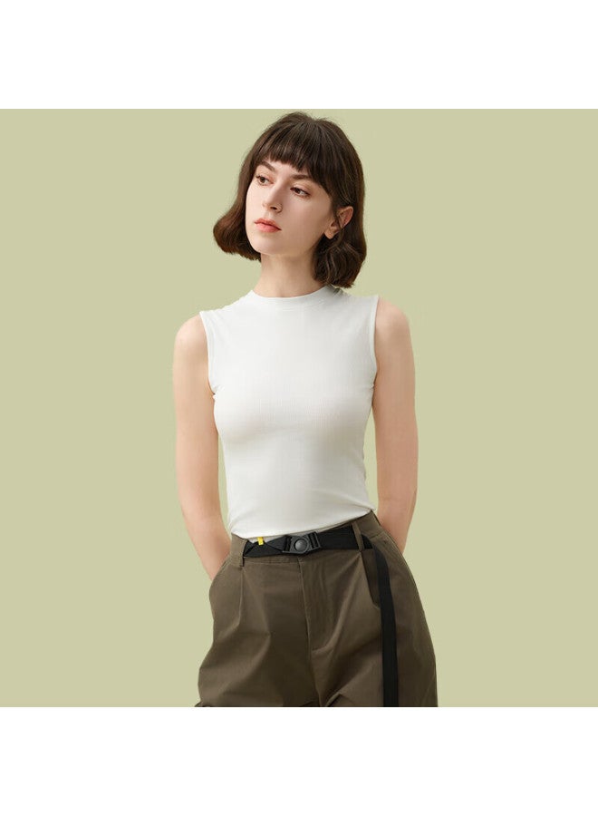 مونتاجوت Mengtiao Modal Cotton Tank Top For Women، بدلة ملابس داخلية، كاميسول، قميص بدون أكمام واسع الكتفين، قميص داخلي رفيع مضلع، صيف - Image 2