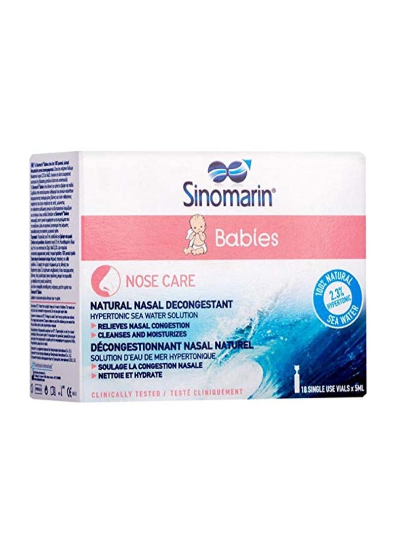 Sinomarin Babies Nose Care 18 Vilas 5ml
