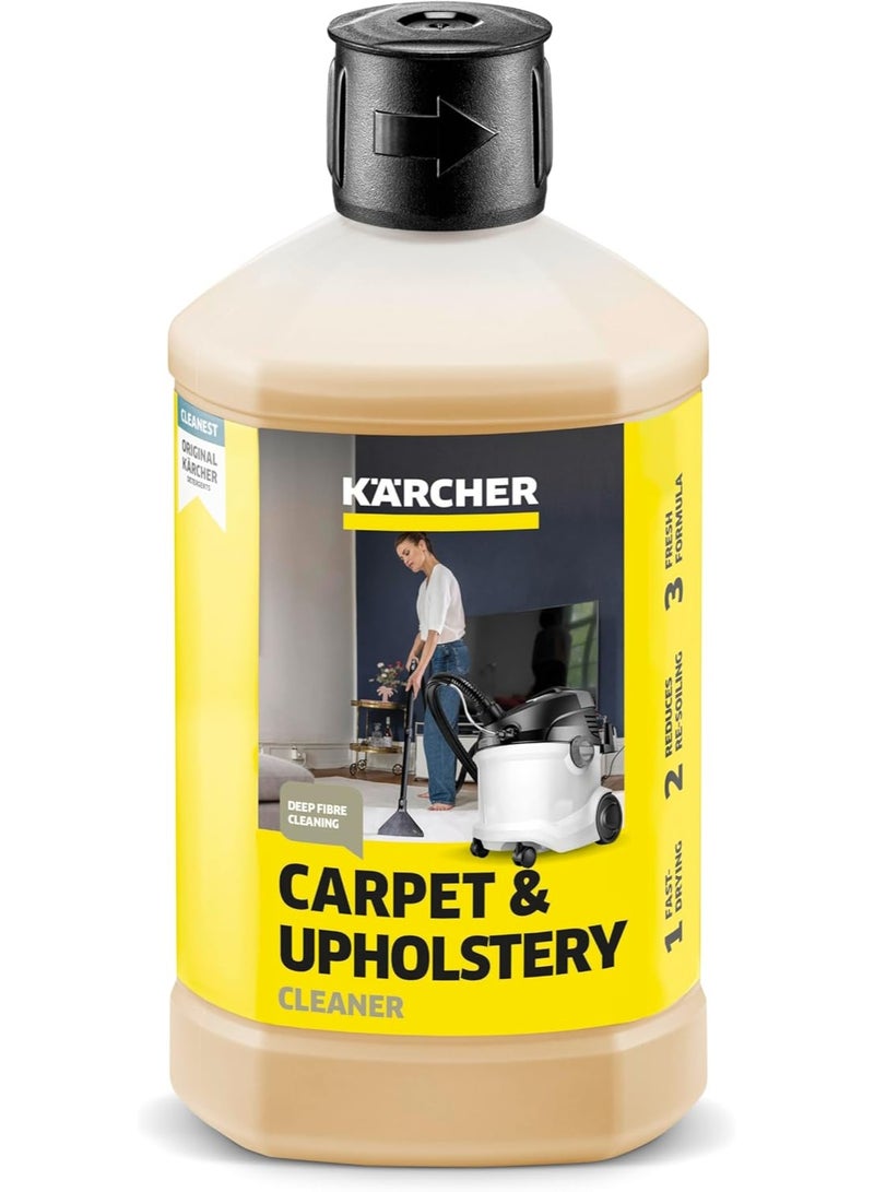 Carpet Cleaner 1 Liter, Liquid detergent with quick dry formula for interim cleaning