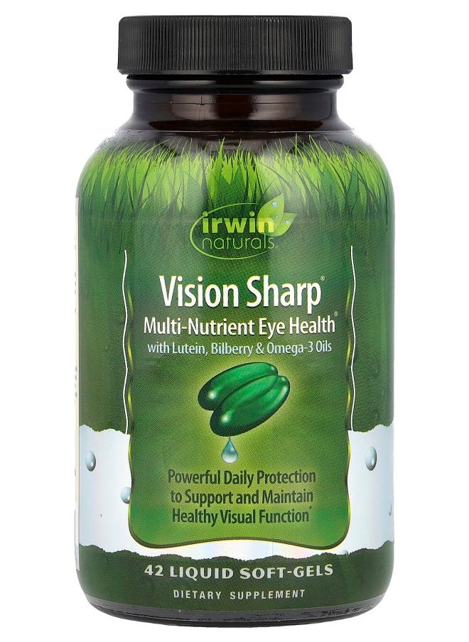 Irwin Naturals Vision Sharp® Multi-Nutrient Eye Health® 42 Liquid Soft-Gels 
