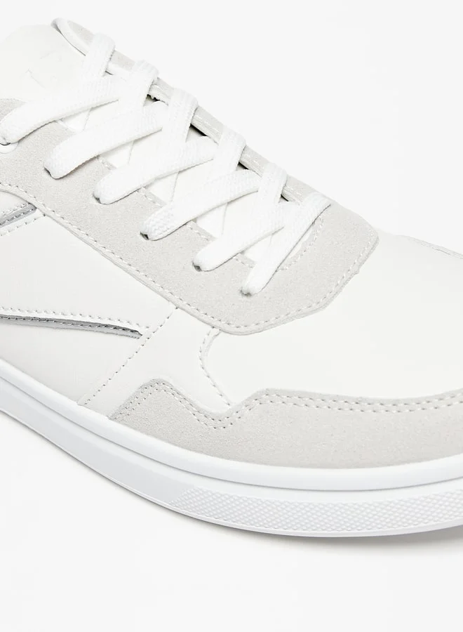 ال بي ال من شو اكسبرس Men Solid Low Ankle Sneakers with Lace-Up Closure