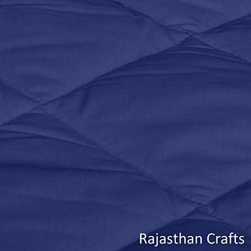 Rajasthan Crafts Microfiber Double Bed Waterproof and Dust Proof Mattress Protector (Blue, 72x72 inches) (TC-MP001-7272-B) - Image 3