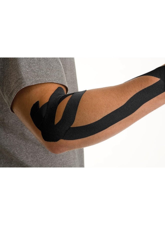 Mueller Kinesiology Single Roll Tape (5m x 5cm)| Helps Relieve Pain & Supports Muscles | Latex-Free, Comfortable, Waterproof, 1-Roll, Black - Image 3