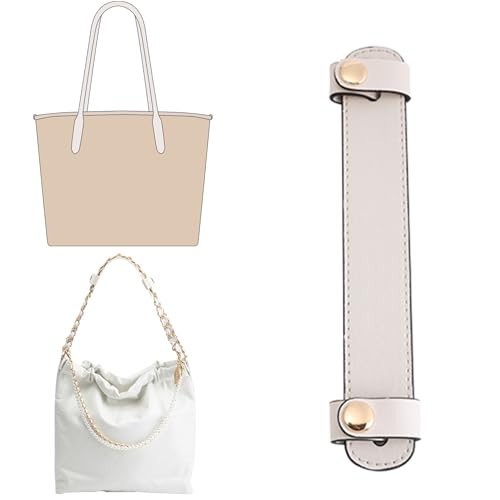 Doxo Upgraded Leather Shoulder Strap Pad for Handbags,Suitable for Lv Neverfull PM MM GM or C.oach City 30 33 Tote Bags And More（7.5"×1.2",Beige） - Image 2