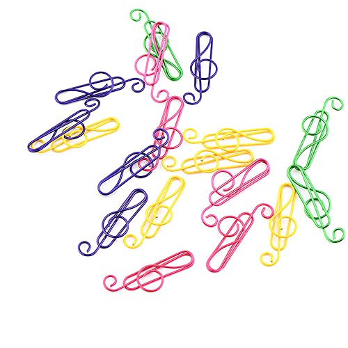 YTYKINOY 50 Pieces Music Paper Clips Musical Notes Clips Note Style Paper Clips Holders Clamps for Desk Bookmark Office School - Image 4