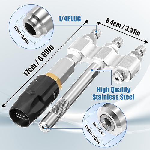 JOEJET M5 Twist Nozzle Shooter Tip for Pressure Washer 14 Quick Connet 37GPM - Image 3