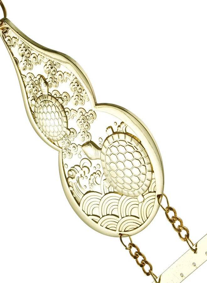 I-MART Feng Shui Brass Gourd, Wu Lou, Hu Lu, Lou Shui 6 Rod Windchime - Image 3