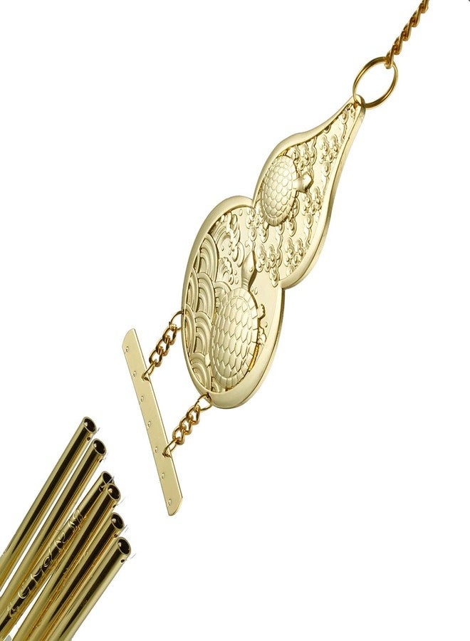 I-MART Feng Shui Brass Gourd, Wu Lou, Hu Lu, Lou Shui 6 Rod Windchime - Image 5