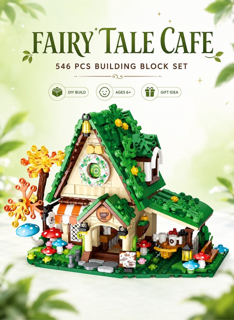 Metoo Fairy Tale Cafe Miniature Building Block Set – 546-Piece Challenge-Reaching Miniature Building Set, Creative DIY Educational Toy, Suitable for Adults and Children, Unique Home Decor Gift - Image 1