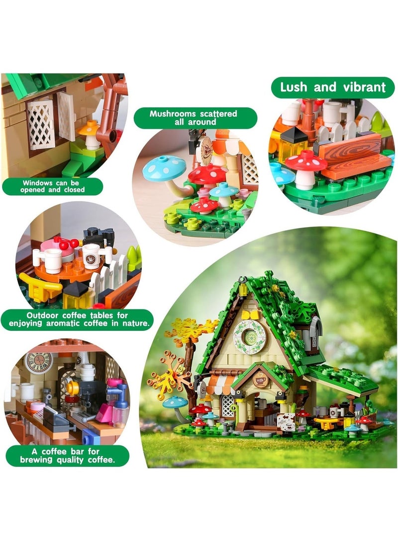 Metoo Fairy Tale Cafe Miniature Building Block Set – 546-Piece Challenge-Reaching Miniature Building Set, Creative DIY Educational Toy, Suitable for Adults and Children, Unique Home Decor Gift - Image 2