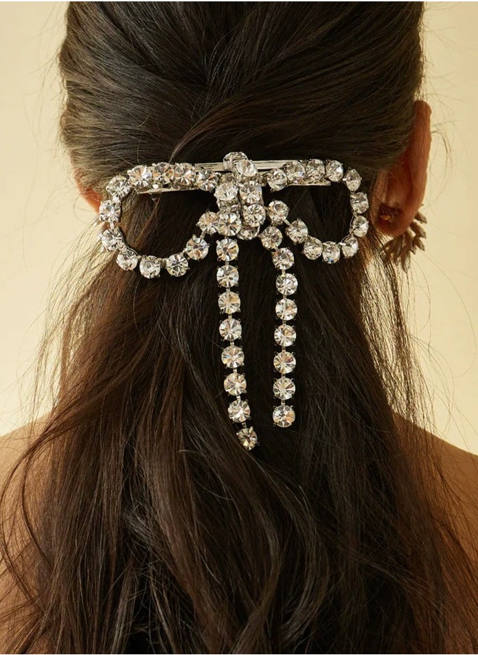 Mark Fairwhale Temperament Bow Tassel Hair Clip 