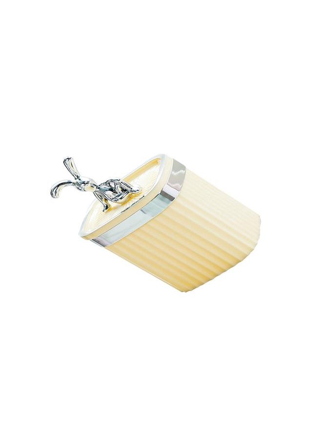 Thoraya Toothpick Holder Large Capacity Fashion Look Toothpick Container Storage Box Jar for Home Restaurant Cream Yellow  - Image 3