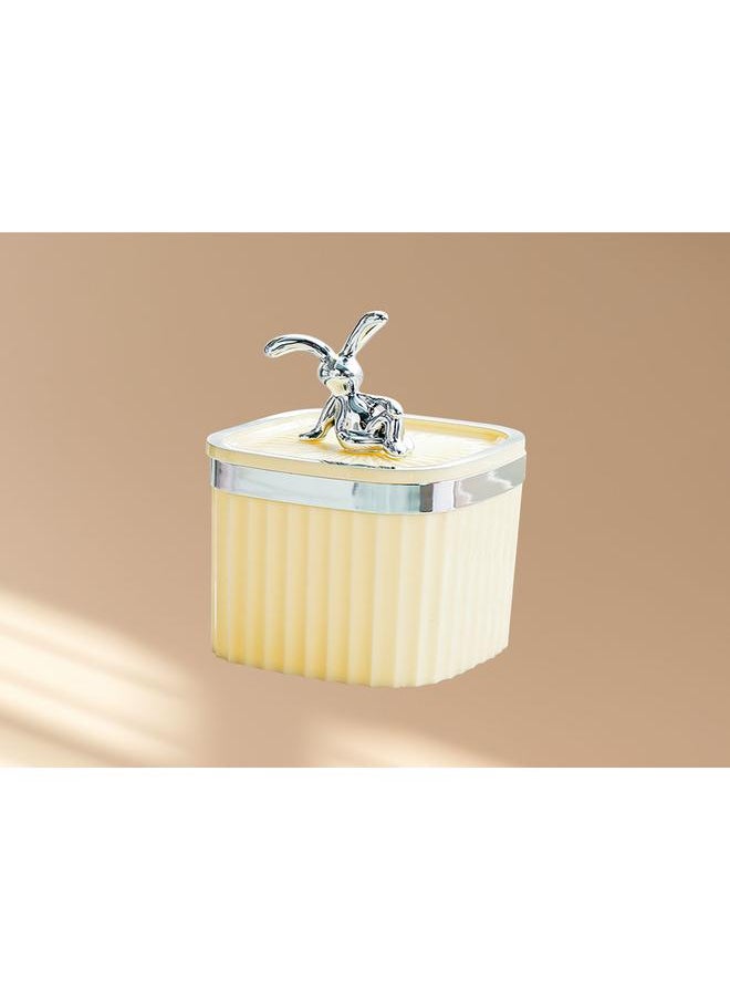 Thoraya Toothpick Holder Large Capacity Fashion Look Toothpick Container Storage Box Jar for Home Restaurant Cream Yellow  - Image 5