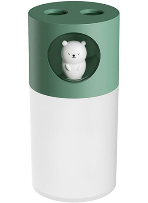 280ml Cute Pet Air Humidifier Green/White 15x7.6x7.6cm