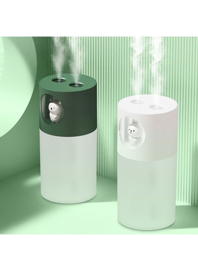 NIBEMINENT 280ml Cute Pet Air Humidifier Green/White 15x7.6x7.6cm  - Image 3