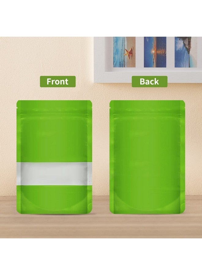TRUE SHOP THE ULTIMATE SOLUTION FOR FOOD STORAGE - FOIL POUCH STAND-UP BAGS WITH SELF-SEALING TECHNOLOGY MATT GREEN 50 GRAM (6INCHx3INCH) or(14CMx8CM) (PACK OF 100) - Image 3