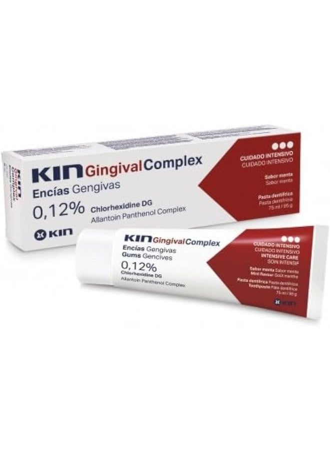 Kin Gingival Complex Toothpaste with Mint Flavour 75 ml