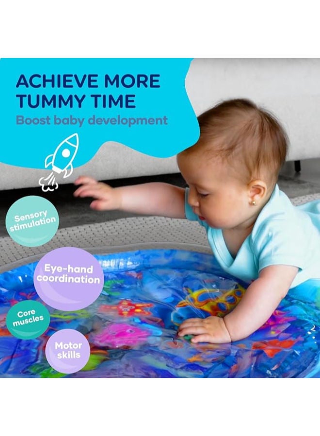 KIDSZONE Inflatable Tummy Time Water Mat Baby - Image 4
