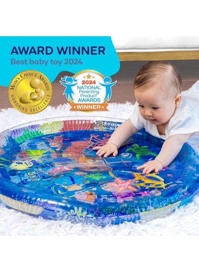 KIDSZONE Inflatable Tummy Time Water Mat Baby - Image 3