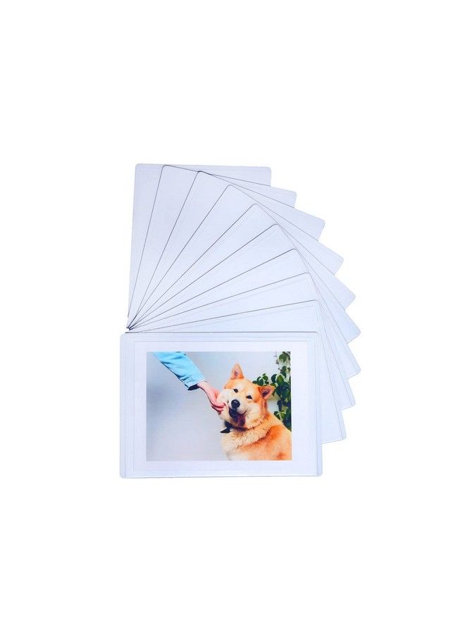 LAGIPA Magnetic Polaroid Picture Frame 2.5 X 3.5” Instax Mini Photo Frame For Fridge Photo Magnets For Refrigerator Polaroid Frame For Photos Photo Sleeve Pocket Wallet Size Picture Frame 10 Pack  - Image 1