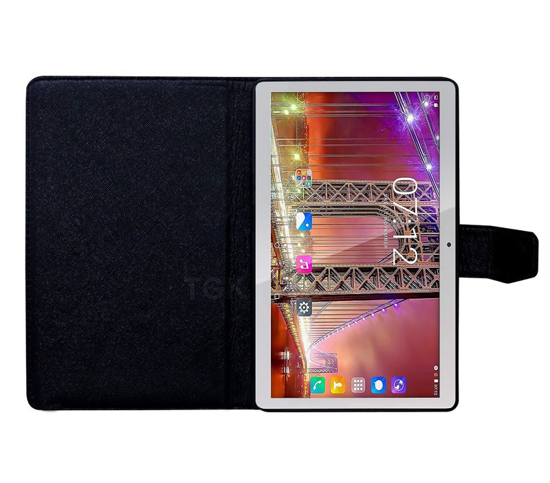 TGK Flip Case Cover for Fusion5 4G Tablet 10.1 Inch (25.65 cm) Plain Design (Green) - Image 3