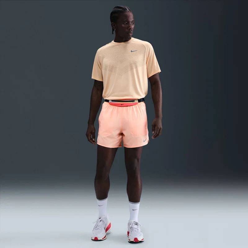 Nike Orange Men's Stride Dri-FIT Running Shorts for Men | Best Price UAE