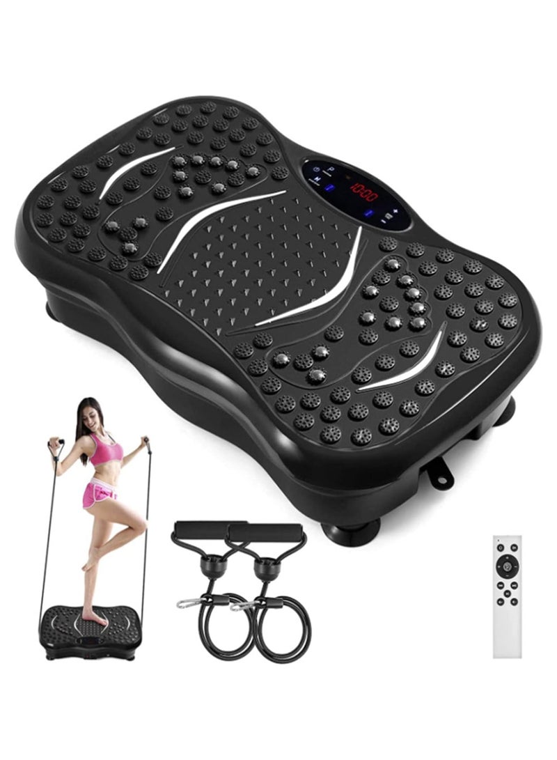 DubaiGallery Vibration Plate Exercise Machine Whole Body Workout Vibrate Fitness Platform Lymphatic Drainage Machine for Weight Loss Shaping Toning Wellness Home Gyms Workout - Image 1