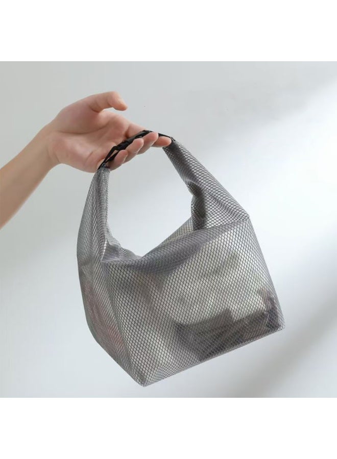 Waterproof Mesh Semi-Transparent Storage Bag for Swimming and Fitness - Image 2