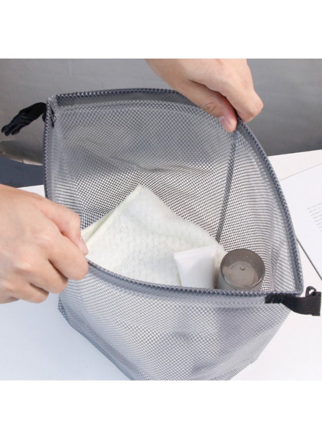 Waterproof Mesh Semi-Transparent Storage Bag for Swimming and Fitness - Image 3