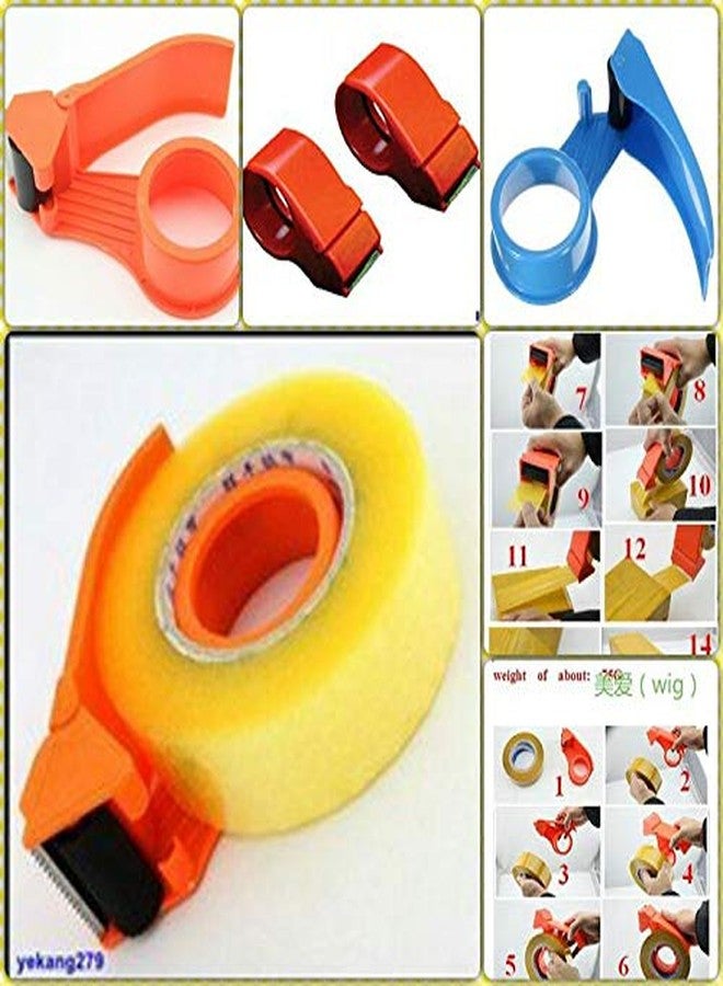 Breewell New Imported 50mm 2inch Hand Tape Dispenser Packing Packaging Boxes Roll Roller Cutter Parcel - Image 4