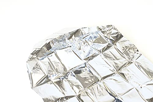 Primacare CS-6835 Sterile Foil Baby Bunting Blanket for Newborns and Infant, Disposable Emergency Heat Saving, 30" x 17" - Image 3