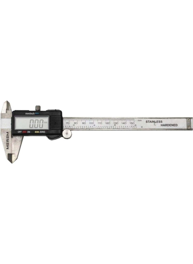 Centrepoint - Oak Carbon Steel Digital Caliper 150 mm Thickness Gauge Boxed - Image 1