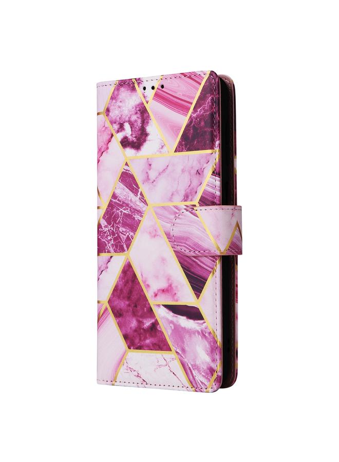 S-TOP Case For Samsung Galaxy A35 5G Marble Bronzing Stitching Leather Phone Case - Image 2