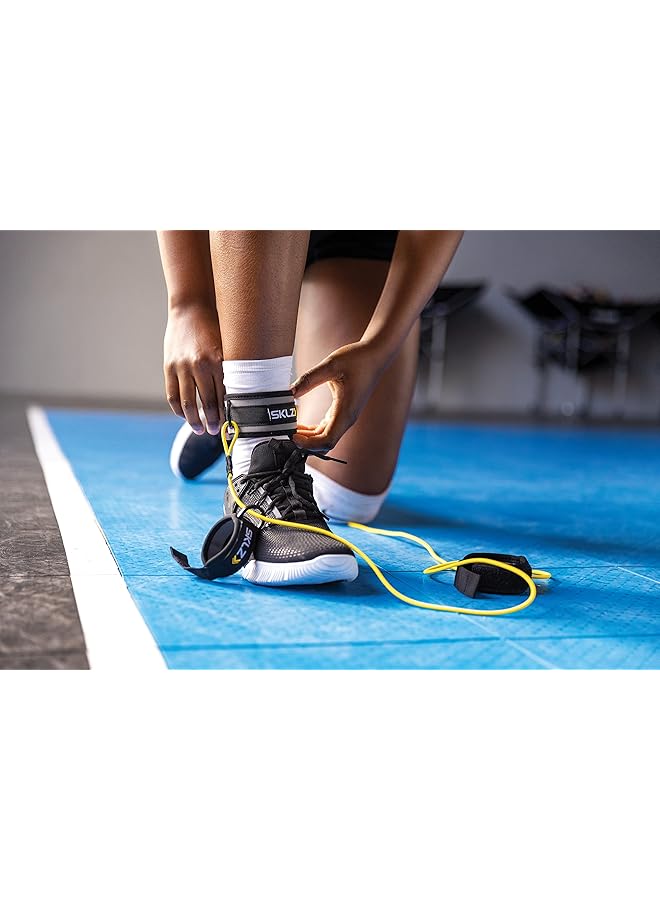 SKLZ Bump N Pass Volleyball Trainer with Resistance Bands for Improved Passing Technique Black - Image 3