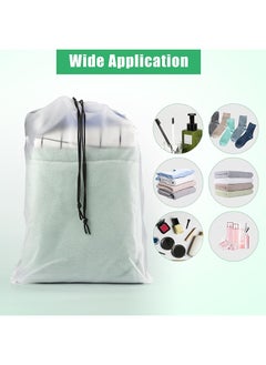 HY Transparent Shoe Bags for Travel Large Clear Shoes Organizers Storage Pouch with Rope for Men and Women 20 Pack  - Image 4
