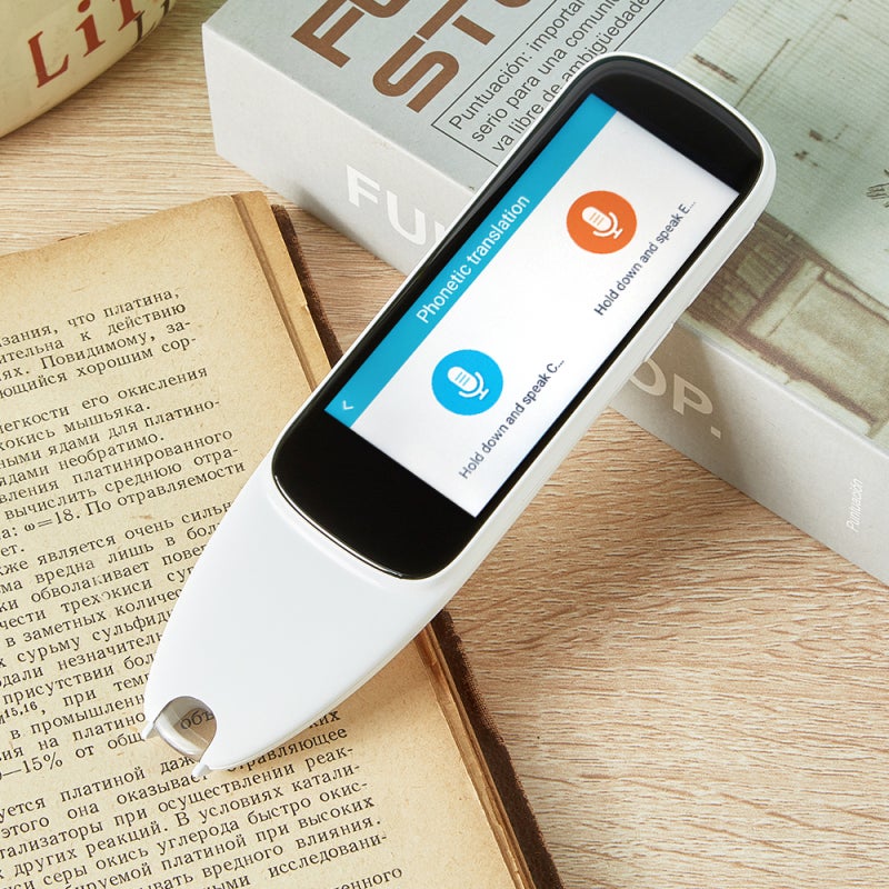 Text To Speech Scanner: 3.51" Large Touchscreen White Scanning Pen Translator - 1+32G Storage Multi-language Online Translation for Foreign Language Learners & On-the-go Use - Image 5