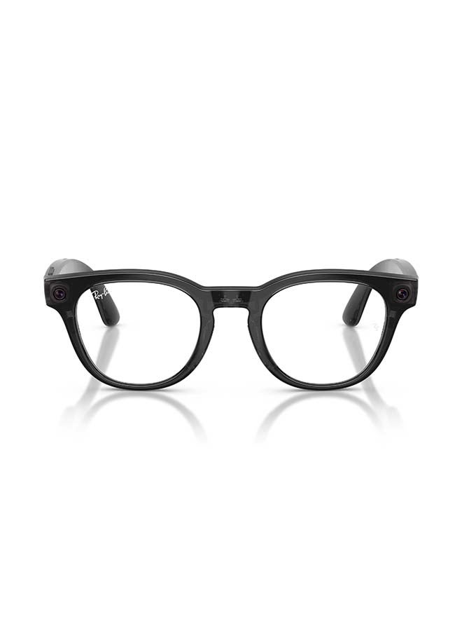 Meta Ray-Ban Scriber Optics (Gen 2) Universal Fit, Shiny Transparent Black Frame, Demo Lens - Image 2