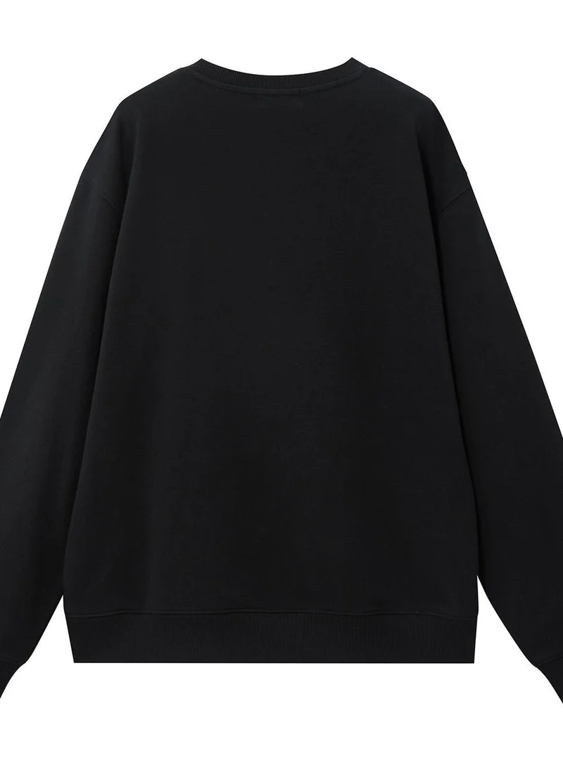 GIORDANO Men’s French Terry Crew Neck Relaxed Fit Sweatshirt