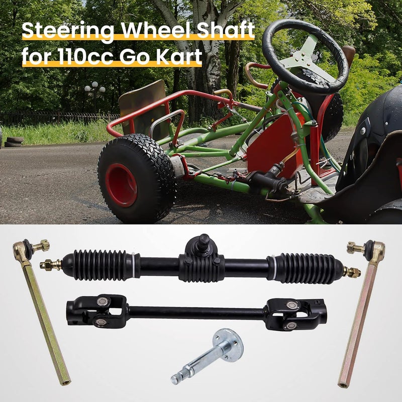 Tuningsworld Go-Kart Steering Wheel Kit for 110CC - Image 2