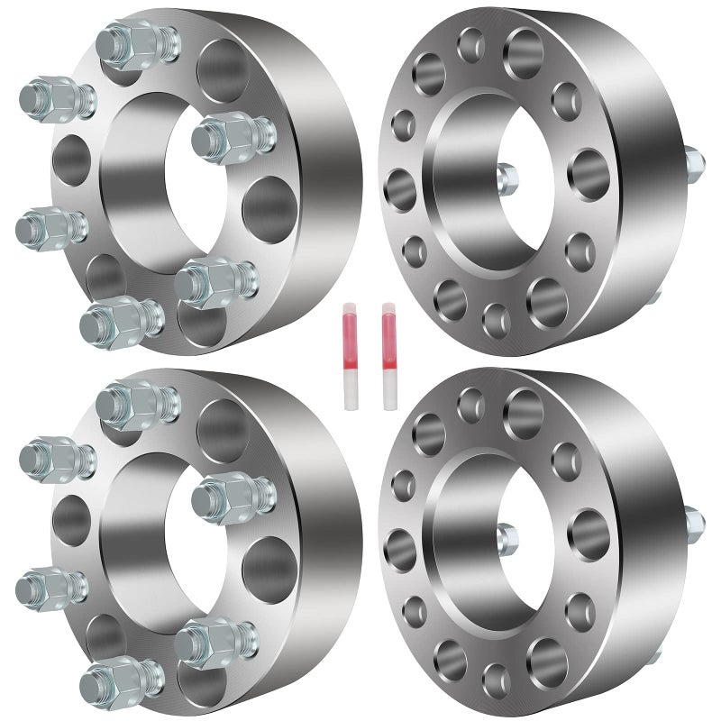 ECCPP 4PCS 6x135mm Wheel Spacers 2 inch 6 Lug 6x135 to 6x135 with 14x2 Studs 871mm Hub for 20032014 for ford Expedition 20042014 for ford for F150 20062014 for Lincoln Mark LT