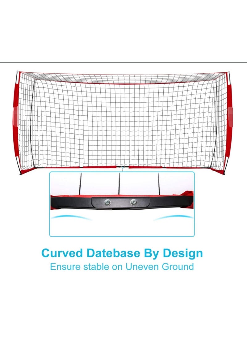 GT-Wheel - Portable Soccer Goal Net with Metal Base for Backyard for all ages - Image 1