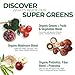 Country Farms Organic Super Greens Natural Flavor 50 Organic Super Foods Packed with Fiber USDA Organic Drink Mix Fruits Vegetables Mushrooms Probiotics Supports Energy 6g Fiber - Image 4