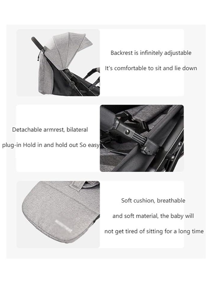 BABYCARA Stroller Reversible Seat One Handed Folding - Image 3