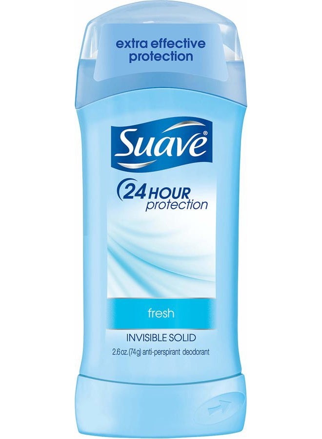 Suave Deodorant Antiperspirant & Deodorant Stick 48-hour Odor and Wetness Protection Fresh Deodorant for Women 2.6 oz - Image 1