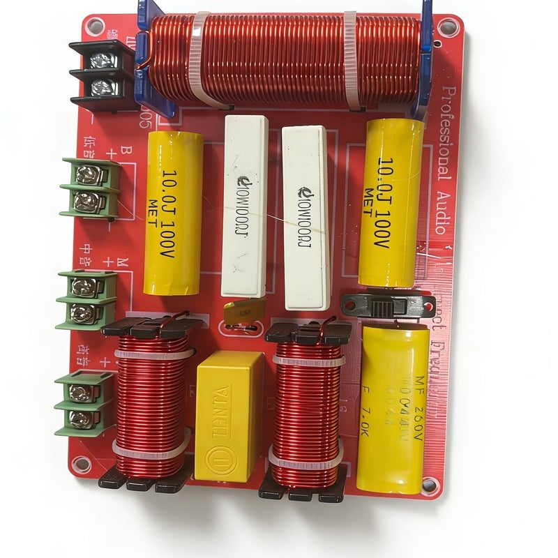Audio Filter Circuit Board Stereo Speaker Crossover Filters Passive Frequency Divider Unit Crossover Network Module 1pc For DIY Speakers Home Theater Car Audio - Image 1