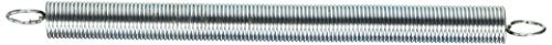 Prime-Line SP 9674 Extension Spring, Spring Steel Construction, Nickel-Plated Finish, 0.062 GA x 5/8 In. x 8-1/2 In., Closed Single Loop (Single Pack) - Image 1
